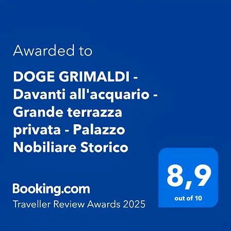 Doge Grimaldi - Davanti All'acquario - Grande Terrazza Privata - Palazzo Nobiliare Storico
