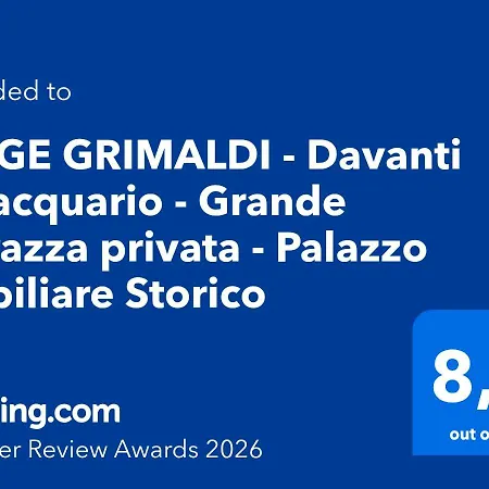 Apartament Doge Grimaldi - Davanti All'acquario - Grande Terrazza Privata - Palazzo Nobiliare Storico